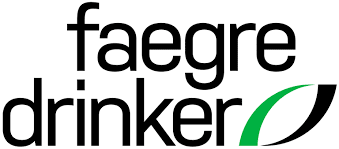 A black and white logo of the company fraegrund anker.