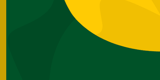 A green and yellow background with a circle.