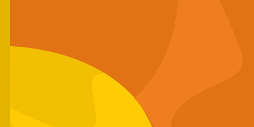 A yellow and orange background with an abstract design.